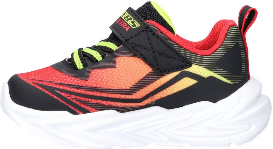 Skechers S Lights Flex-Glow Ultra sneakers met lichtjes zwart rood - Foto 2