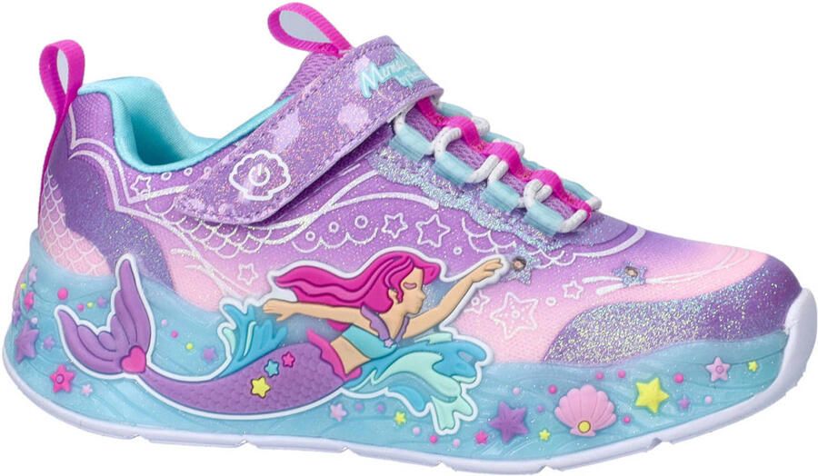 Skechers S Lights Mermaid Dreams sneakers met lichtjes lila - Foto 2