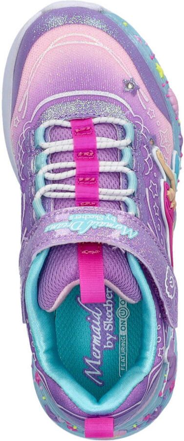 Skechers S Lights Mermaid Dreams sneakers met lichtjes lila - Foto 3
