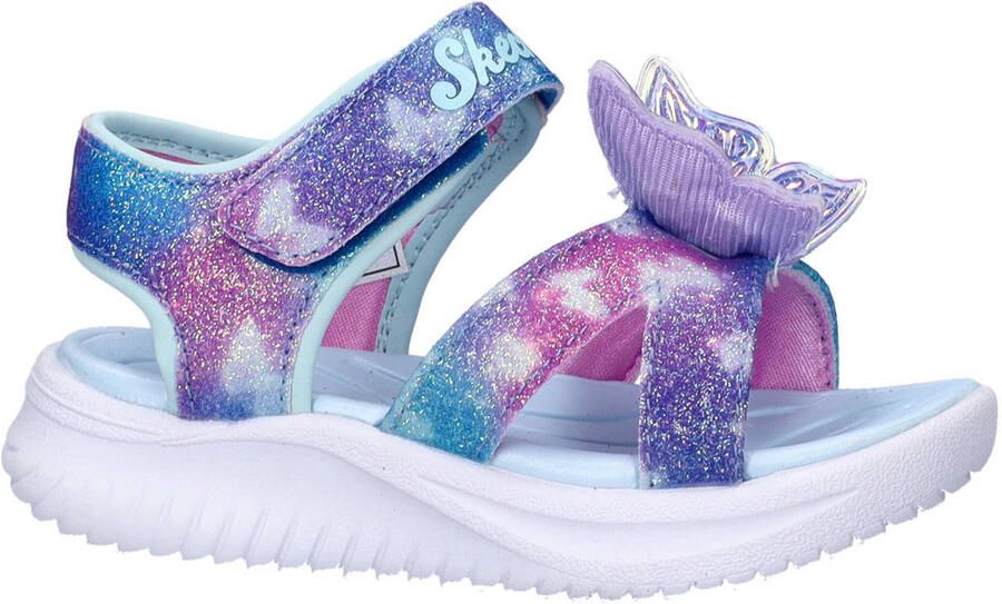 Skechers S-Lights Jumpster Butterfly Brites meisjes sandaal Blauw multi