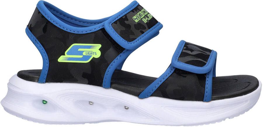 Skechers sandalen zwart blauw