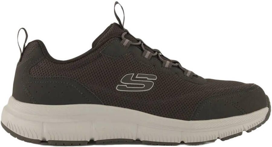 Skechers slip-on sneakers grijs