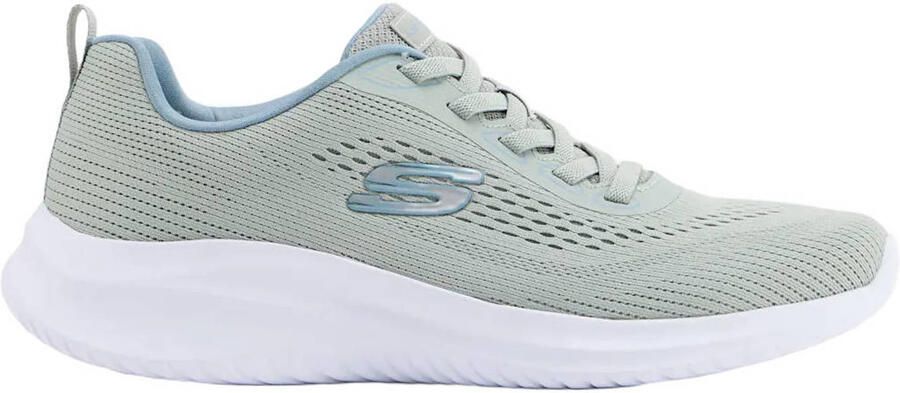 Skechers slip-on sneakers met logo mintgroen