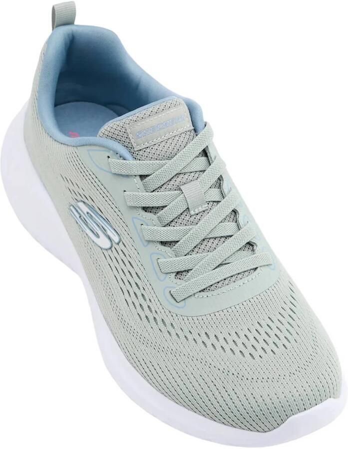 Skechers slip-on sneakers met logo mintgroen - Foto 2