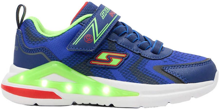 Skechers sneaker met lichtjes blauw groen