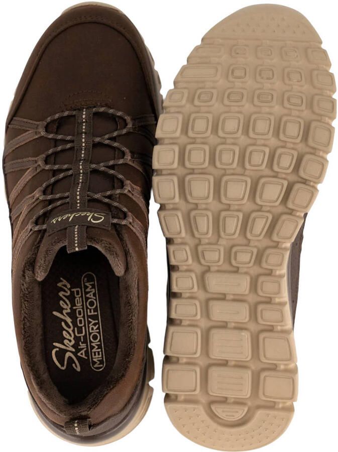 Skechers damessneaker donkerbruin Graceful Cozy Hug 100889 CHOC - Foto 3