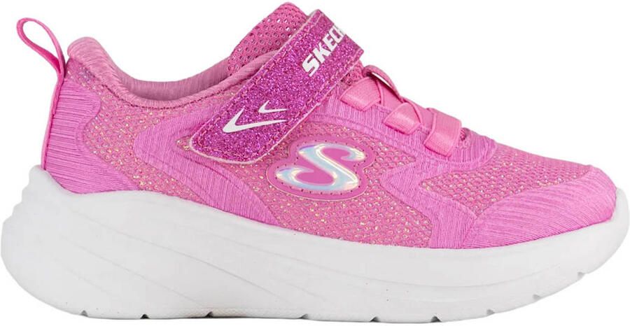 Skechers Wave 92 meisjes sneakers met glitters roze