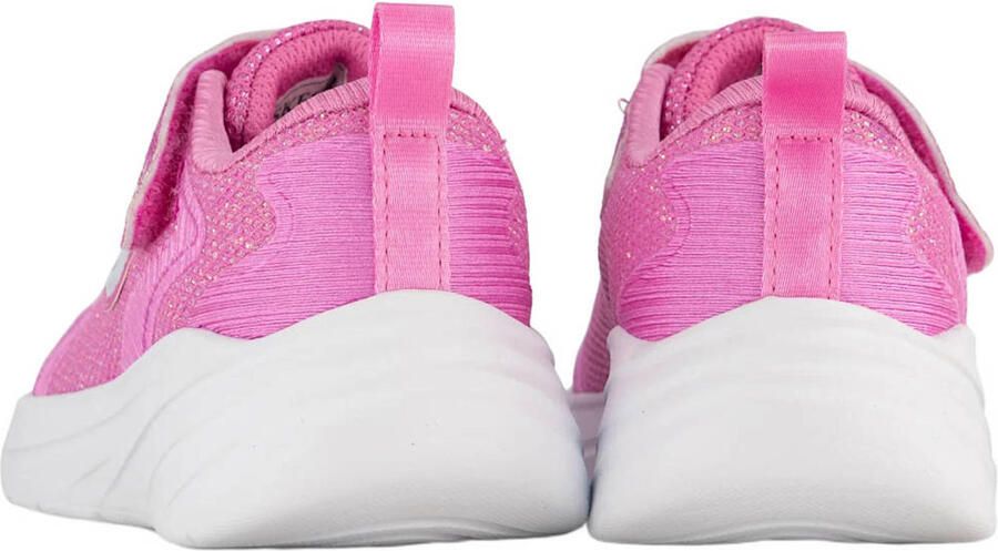 Skechers Wave 92 meisjes sneakers met glitters roze - Foto 3