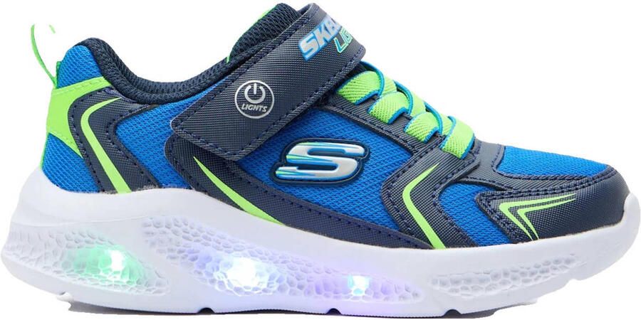 Skechers sneakers met lichtjes blauw groen