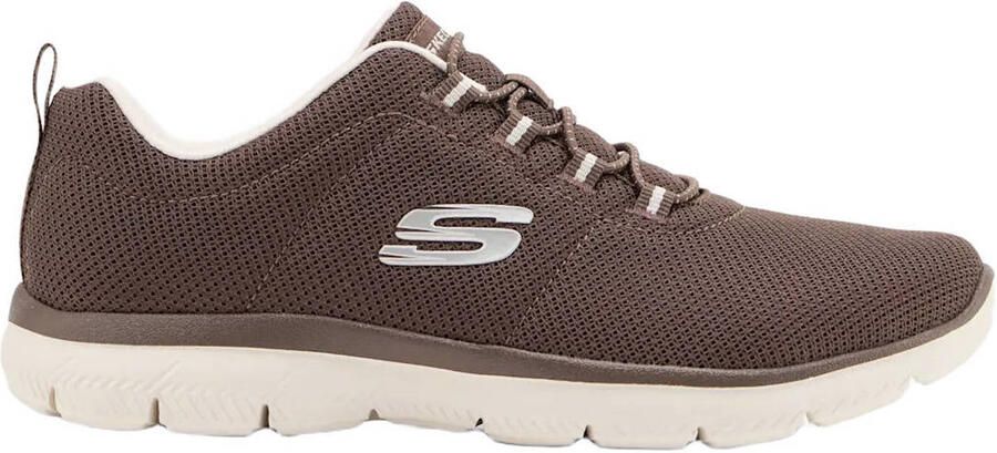 Skechers sneakers met logo bruin