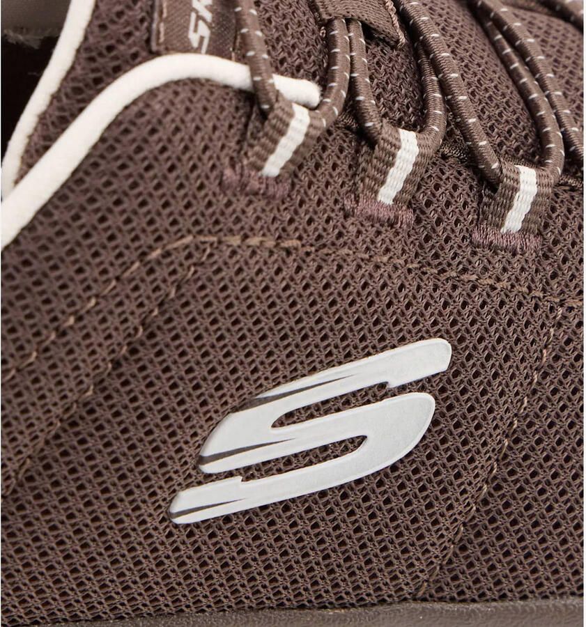 Skechers sneakers met logo bruin - Foto 2