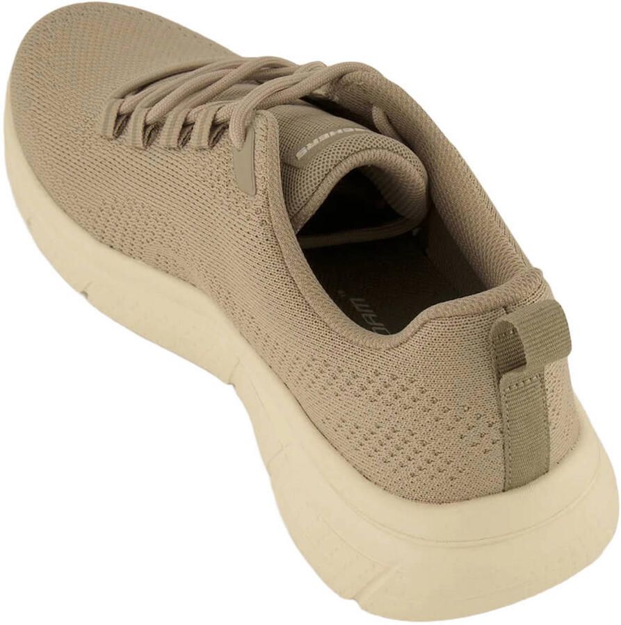 Skechers sneakers met logo taupe - Foto 2