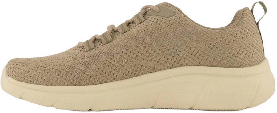Skechers sneakers met logo taupe - Foto 3