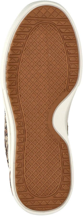Skechers sneakers met panterprint bruin - Foto 3