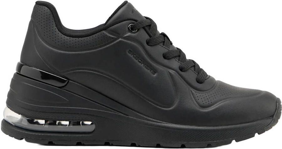 Skechers sneakers met sleehak zwart