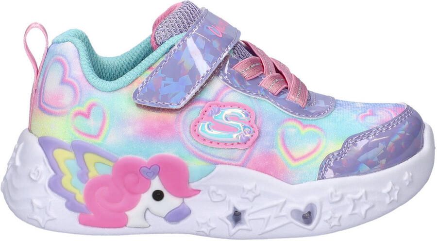 Skechers sneakers paars blauw roze