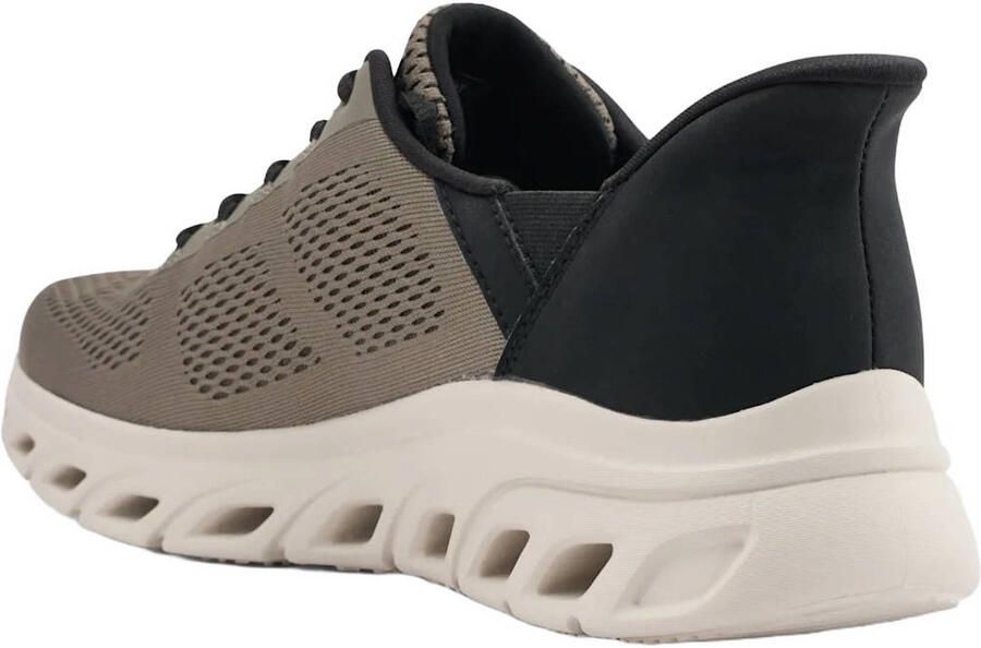 Skechers sneakers taupe zwart - Foto 3