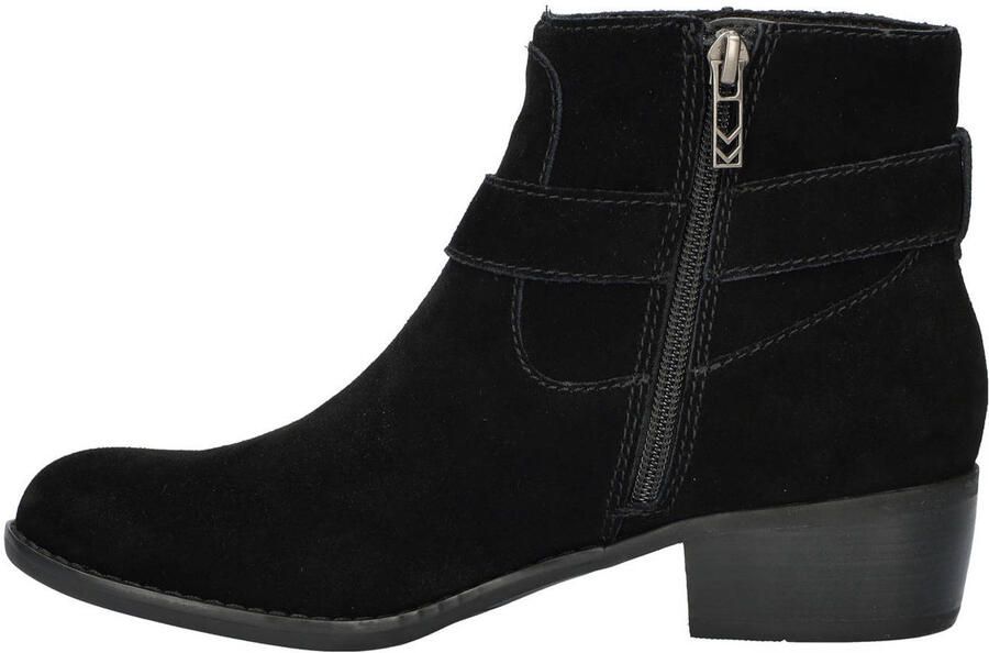 Skechers suède enkellaarzen zwart - Foto 3
