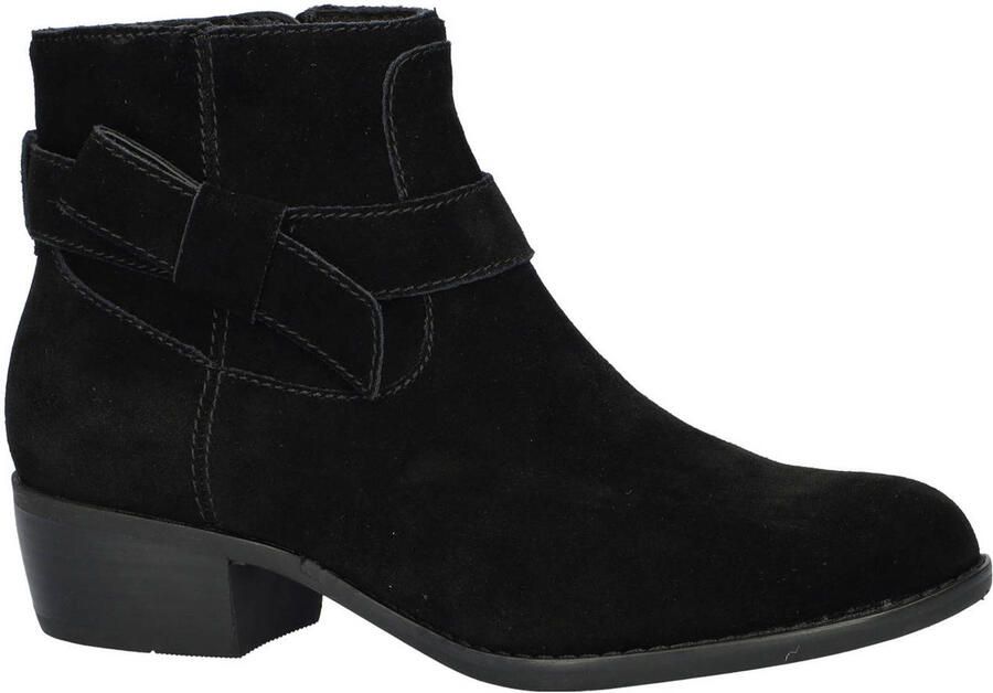 Skechers suède enkellaarzen zwart - Foto 2