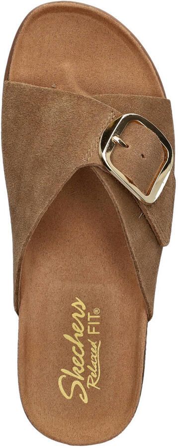 Skechers suède slippers cognac - Foto 2