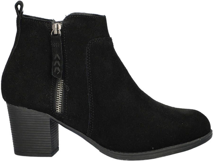 Skechers Taxi suède enkellaarzen zwart