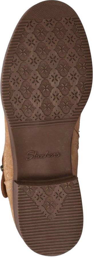 Skechers Tenley suède enkellaarzen cognac - Foto 2