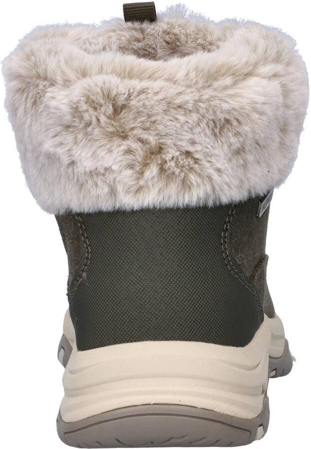 Skechers Trego suède veterboots met profielzool kaki - Foto 2