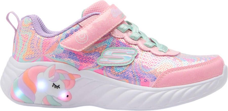 Skechers Unicorn Dancer sneakers met lichtjes roze