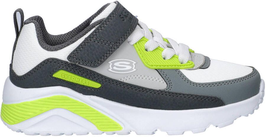 Skechers Uno Lite sneakers grijs neon