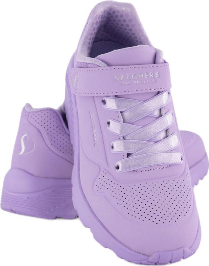 Skechers Girls Uno Lite meisjes sneakers paars Extra comfort Memory Foam