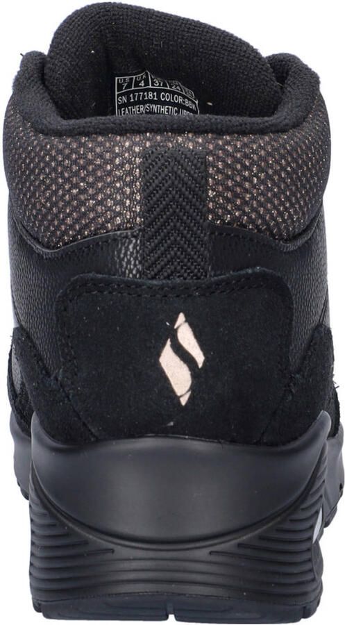 Skechers Sneakers met sleehak UNO-STACRE SHINE High top sneaker veterboots met luchtkamer zool - Foto 3