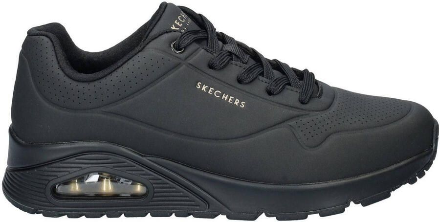 Skechers Uno Wide sneakers zwart