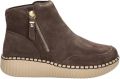 Skechers Wilshire Blvd Weekend Crush suède enkelboots bruin - Bruin