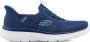 Skechers Blauwe sneaker Swift Fit hands free memory foam - Thumbnail 1