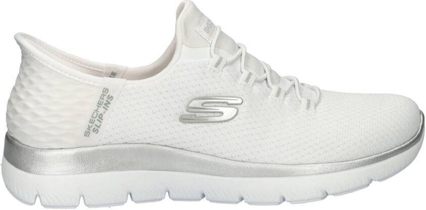 Skechers slip-on sneakers wit