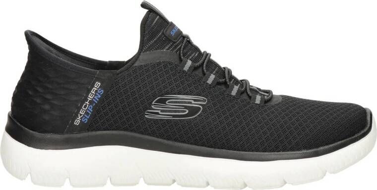 Skechers slip-on sneakers zwart