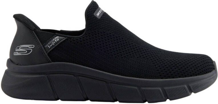 Skechers slip-on sneakers zwart