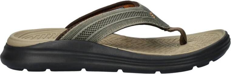 Skechers Relaxed Fit:Sargo-Point Vista Slipper Mannen Groen