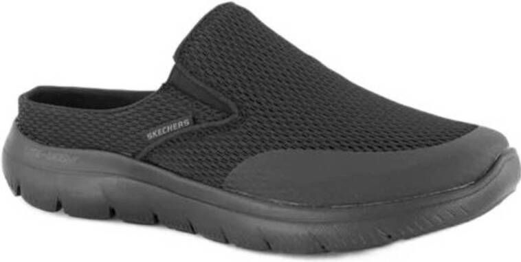 Skechers slippers zwart