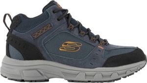 Skechers Oak Canyon heren wandelschoenen A B Blauw Extra comfort Memory Foam