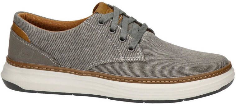 Skechers Moreno Ederson Sneakers Taupe Textiel Heren