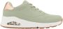 Skechers Slip-on sneakers UNO SHIMMER AWAY Slipper vrijetijdsschoen plateau sneaker met modieuze sleehak - Thumbnail 1