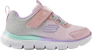 Skechers sneakers met glitters lichtroze