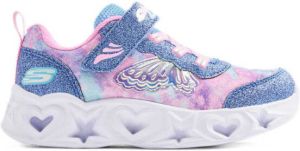 Skechers sneakers met lichtjes blauw roze