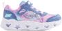 Skechers sneakers met lichtjes blauw roze - Thumbnail 1