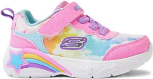 Skechers sneakers met lichtjes roze multi