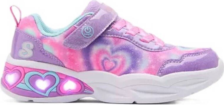 Skechers sneakers met lichtjes roze lila