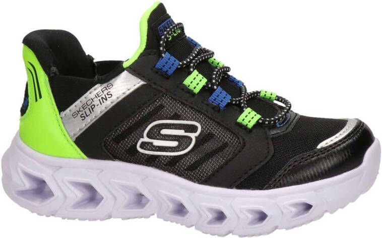 Skechers sneakers met lichtjes zwart