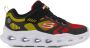 Skechers sneakers met lichtjes zwart rood - Thumbnail 1