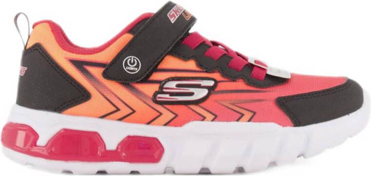 Skechers Oranje sneaker lichtjes